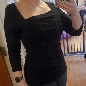 Express brand Black long sleeve tee